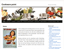 Tablet Screenshot of cookwarepoint.com